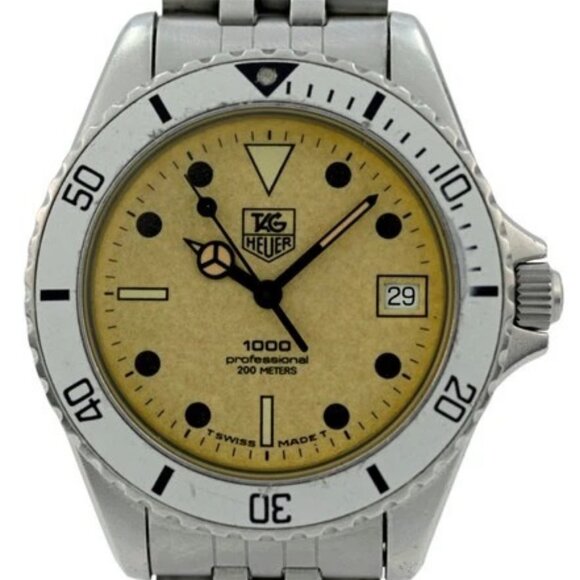 Tag Heuer 37mm Men's 1000 Series Luminous Dial Swiss Quartz Watch Ref 989.113 N!